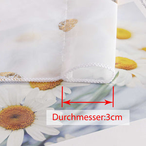 Scheibengardine Bistrogardine mit Glänz Kreise Voile Küche Gardinen durch Stangendurchzug Transparent 1 Stück - Joyswahl