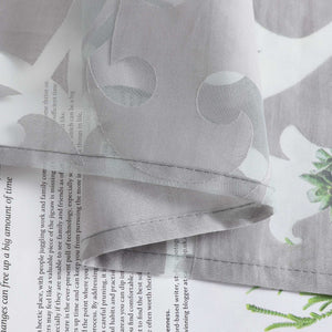 Scheibengardine Voile Bistrogardinen mit Schlaufen Modern Kurzgardine Ausbrenner Küche Kurzgardine Transparent - Joyswahl