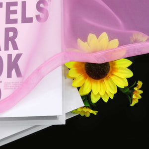 Scheibegardine durch Stangendurchzug zusammenziehbar Transparent Unifarbe Luftdurchlässig zusammenziehbar 2 Stück - Joyswahl