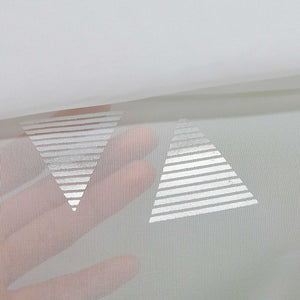 Raffrollo ohne Bohren mit Hakenaufhängung Voile Ösenrollo mit Glanzdruck Fenster Küche Gardinen Transparent Weiß 1 Stück - Joyswahl