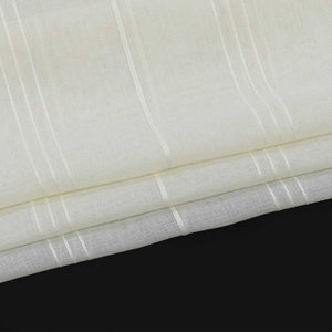 Rollos mit U-Haken gestreifte Muster Unifarbe halbtransparent modern Design 1 stück - Joyswahl