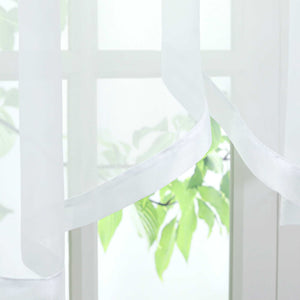 Multifunktionsgardine aus Polyester transparent Fensterdekoration 1 stück - Joyswahl