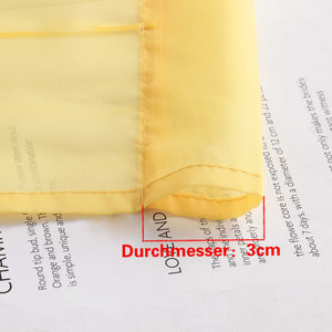 Rollos durch Stangendurchzug Transparente Luftig Unifarbig 1 Stück - Joyswahl