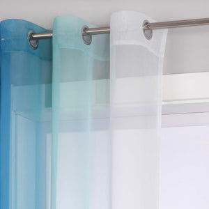 Transparente Vorhänge mit Farbverlauf 2er Set - Joyswahl