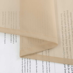 Raffrollo Voile Raffgardinen durch Tunnelzug Bändchenrollo Küche Gardinen Transparent Uni 1 Stück - Joyswahl