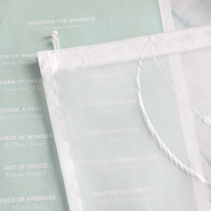 Schiebegardine Klettbandschal aus Polyester mit Wellenmuster transparent durch Klettband 2 stücke - Joyswahl