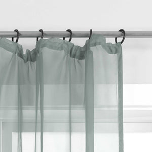 Vorhang aus Polyester unifarbe transparent leichte Schutzfunktion Klassische Vorhänge 1 stück - Joyswahl
