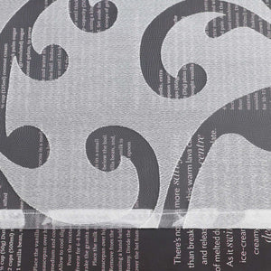 Scheibengardine Voile Bistrogardinen mit Schlaufen Modern Kurzgardine Ausbrenner Küche Kurzgardine Transparent - Joyswahl