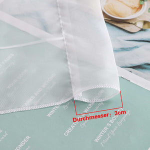Raffrollo durch Strangendurchzug mit Blumenmuster Modern Transparent 1 Stück - Joyswahl