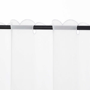 Farbige Stickerei Voile Scheibengardine Transparenter Café Vorhang Kurzstore mit Blüten-Stickerei - Joyswahl