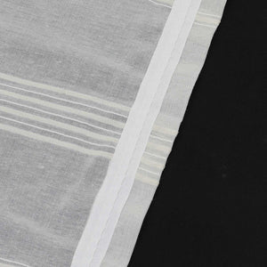 Vorhang 2er Set Voile Gardinen mit vertikalen Streifen Modern Transparent Schlafzimmer Wohnzimmer 2 Stück - Joyswahl