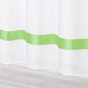 Scheibengardine schlaufengardine aus Polyester mit Satinband transparent 1 Stück - Joyswahl