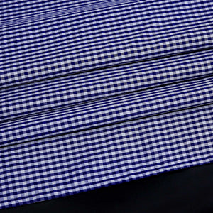 Modern Scheibengardinen im Landhausstil & Vintage mit karomuster 2er Set - Joyswahl