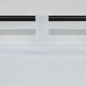 Rollo Schlaufengardine Unifarbe halbtransparent Lichtvermeidung Dekofalten 1 Stück - Joyswahl