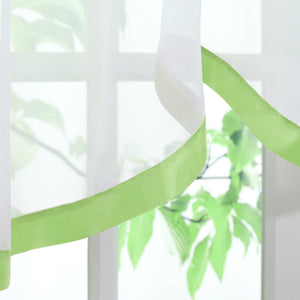 Multifunktionsgardine aus Polyester transparent Fensterdekoration 1 stück - Joyswahl