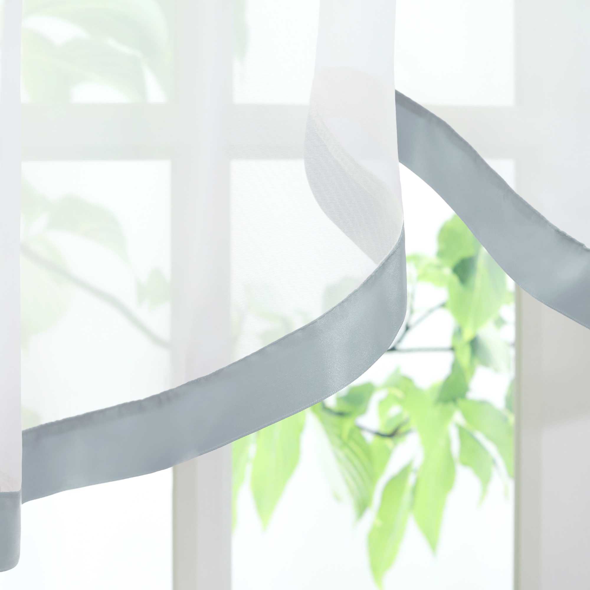 Multifunktionsgardine aus Polyester transparent Fensterdekoration 1 stück - Joyswahl