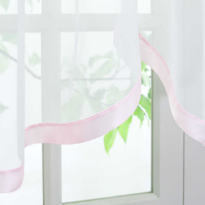 Multifunktionsgardine aus Polyester transparent Fensterdekoration 1 stück - Joyswahl