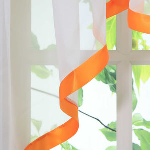 Scheibengardinen Kräuselbandgardine Fensterdeko Kreuzdesign Obere Fensterabdeckung 1 stück - Joyswahl
