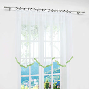 Multifunktionsgardine aus Polyester transparent Fensterdekoration 1 stück - Joyswahl